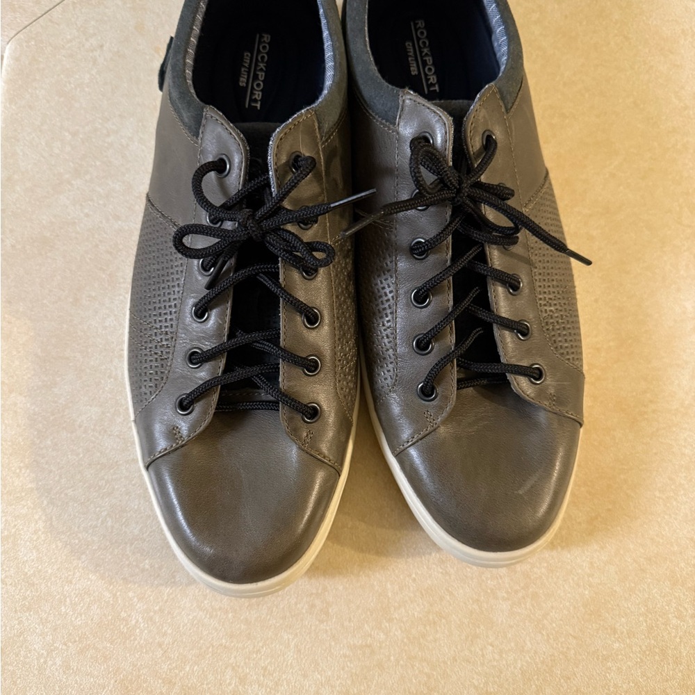 Rockport Men's Black and Gray Sneakers